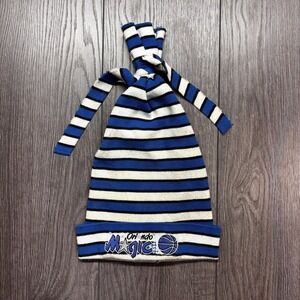 Vintage Orlando Magic Starter Crazy Skull Toque Hat Striped NBA